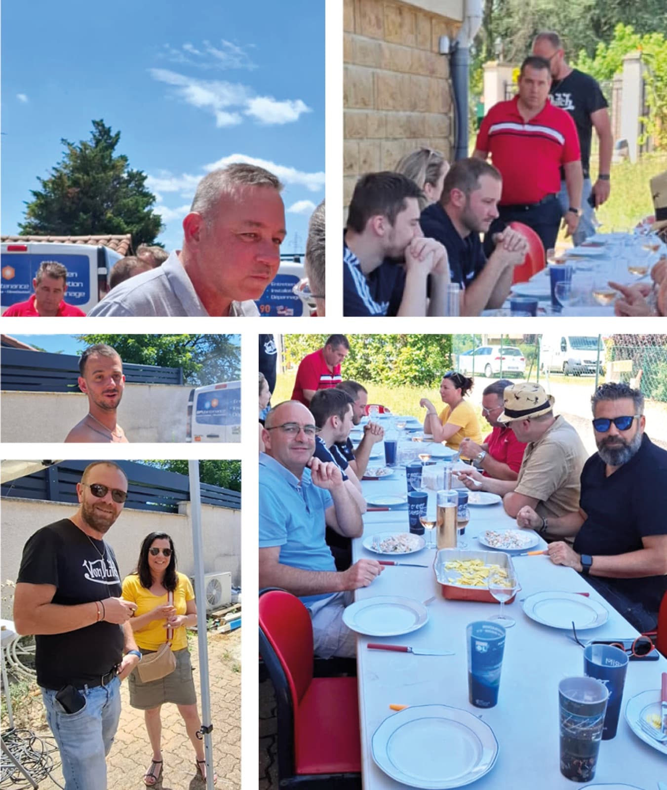 L'équipe BP Maintenance et ses partenaires lors du barbecue annuel